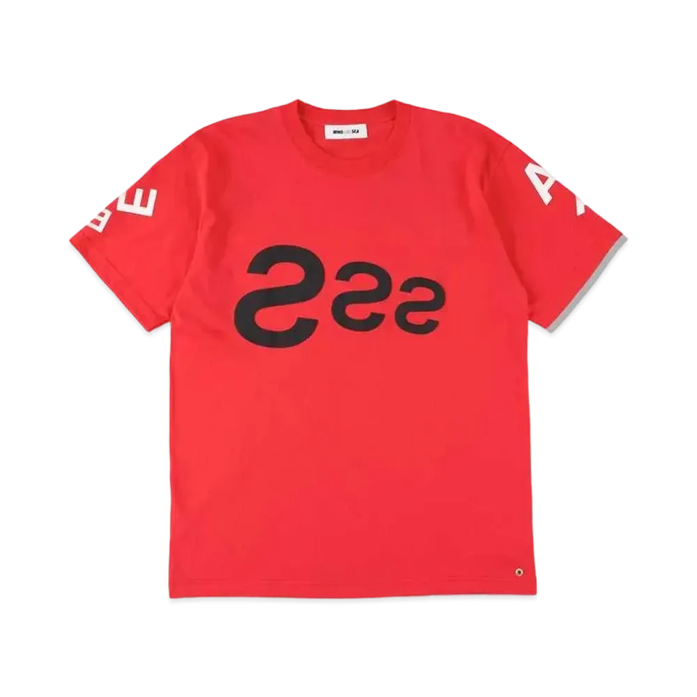 SNKRDUNK × WIND AND SEA Tee AAAEEESSS "Red/Black"