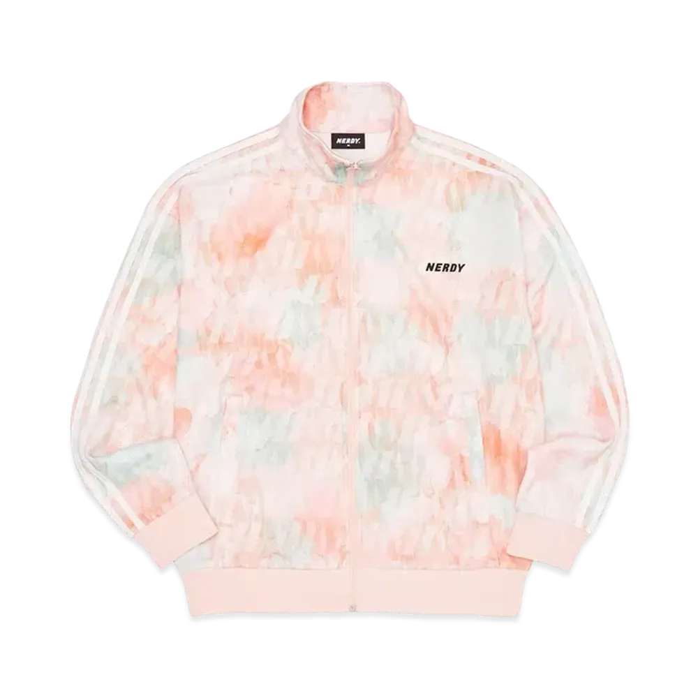 atmos x NERDY DNA Watercolor Brush Track Top "Orange"
