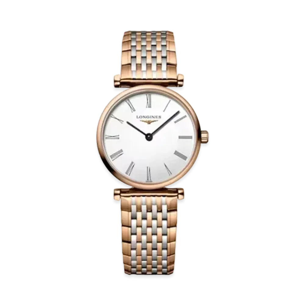 Longines La Grande Classique de Longines 24.00mm "White/Red/Stainless Steel" L4.209.1.91.7
