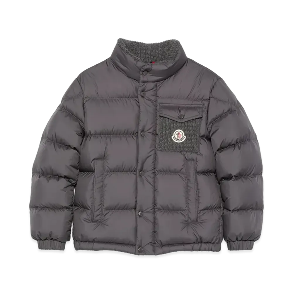 MONCLER Kids Down Jackets "Dark Gray"