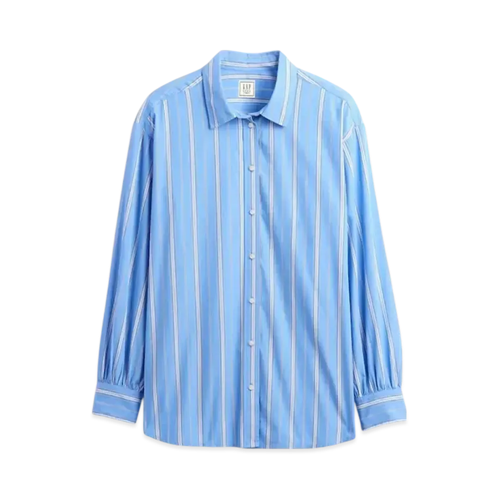 GAP x DOEN Organic Cotton Poplin Pajama Shirt "Union Blue"