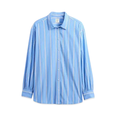 GAP x DOEN Organic Cotton Poplin Pajama Shirt "Union Blue"
