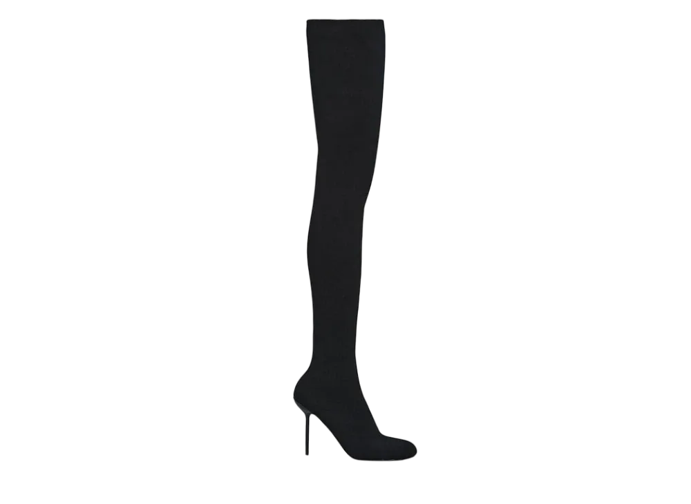 BALENCIAGA Women's Anatomic 110mm Over The Knee Boot "Black"
