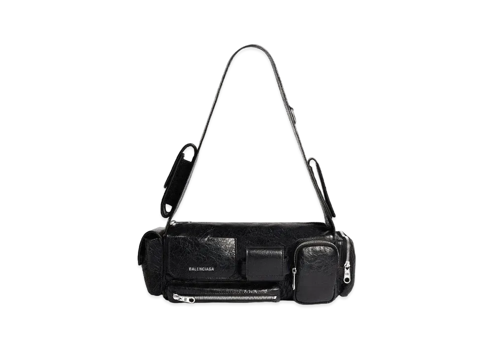 BALENCIAGA Super Busy Plus Small Shoulder Bag "Black"