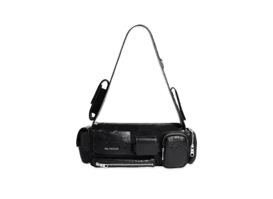 BALENCIAGA Super Busy Plus Small Shoulder Bag "Black"