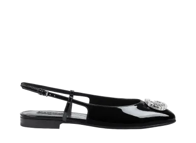 GUCCI Women's Ballerina with Double G "Black"