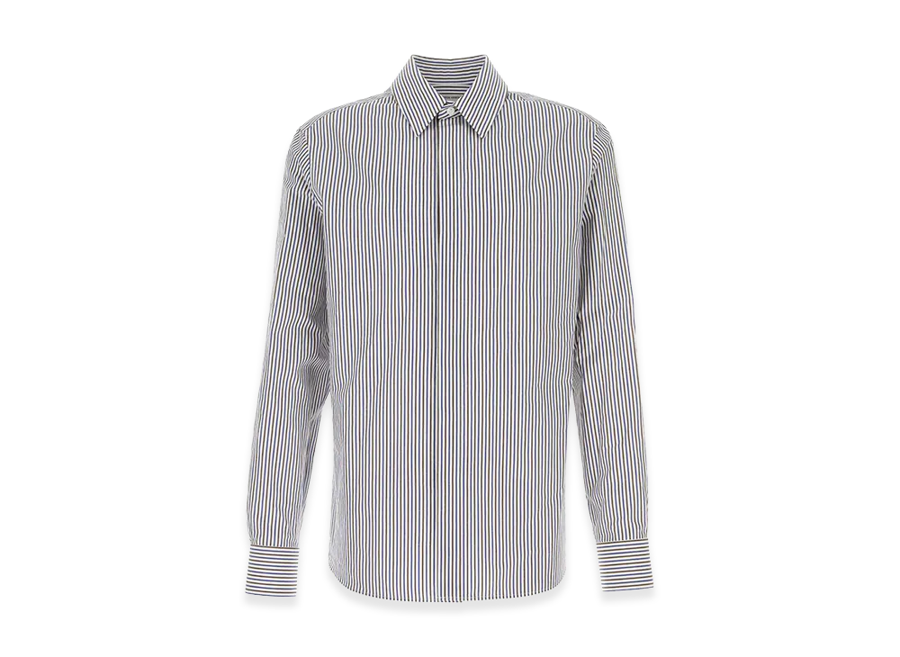 Bottega Veneta Embroidered Cotton Blend Shirt "Multicolor"