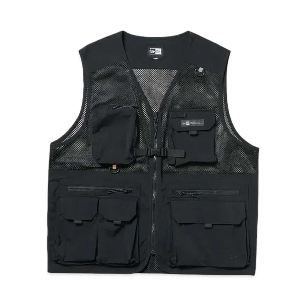 NEW ERA New Era Outdoor Field Multi-Pocket Fishing Vest Angler Collection Cordura "Black"