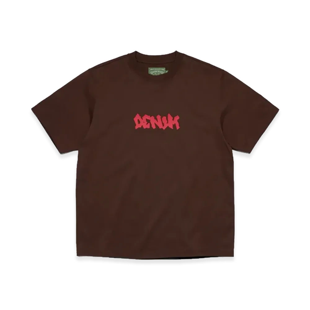 DENIM TEARS Handstyle Tee "Brown"