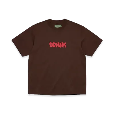 DENIM TEARS Handstyle Tee "Brown"