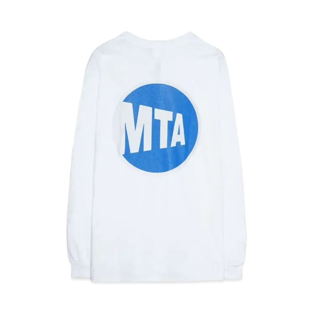 MTA x LFYT LOGO L/S TEE "WHITE"