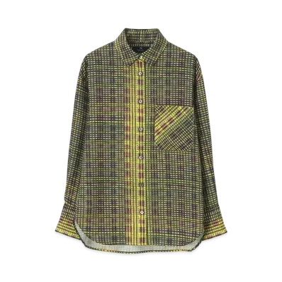 Paul Smith Women's Check Print Shirt "Yellow"