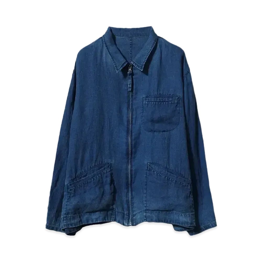 PORTER CLASSIC INDIGO LINEN SWING TOP "BLUE"