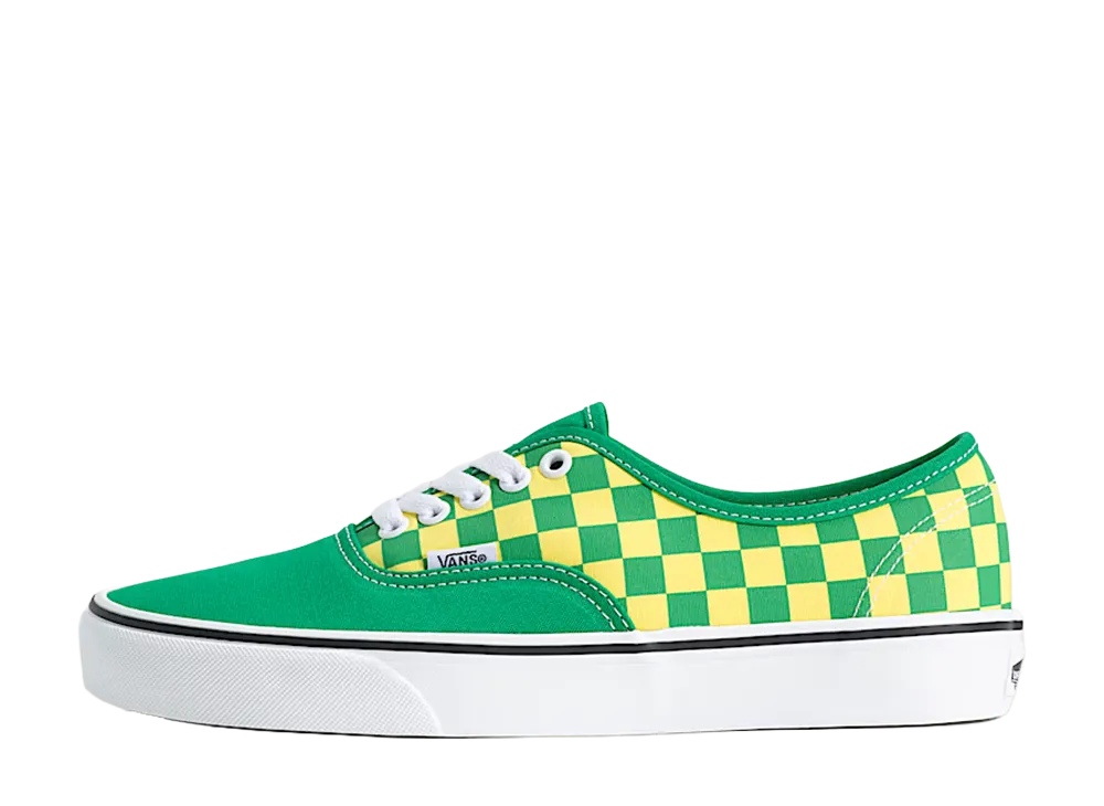 Vans Authentic Checkerboard "Green/Yellow"