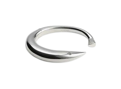 Bottega Veneta Sardine Cuff Bracelet "Silver"