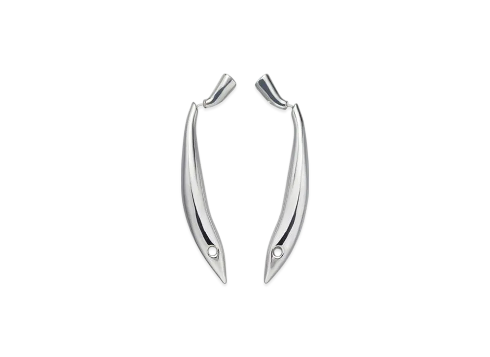 Bottega Veneta Sardine Earrings "Silver"