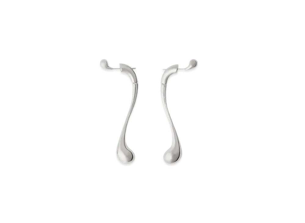 Bottega Veneta Drop Earrings "Silver"