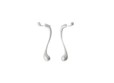 Bottega Veneta Drop Earrings "Silver"