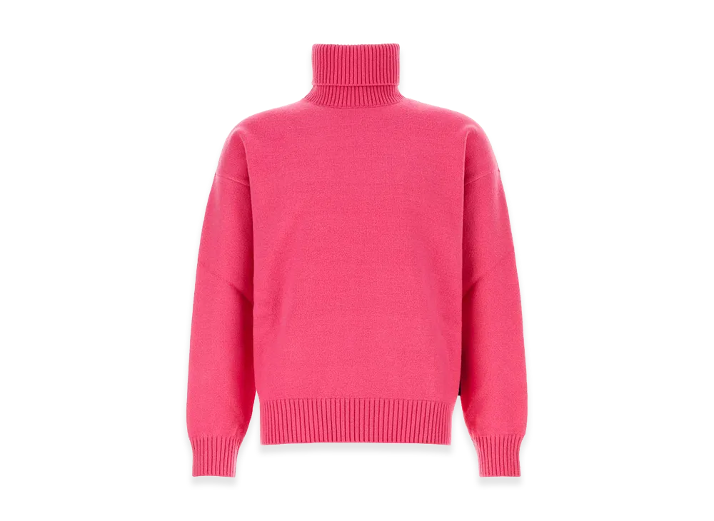 GUCCI Stretch Wool Blend Sweater "Pink"