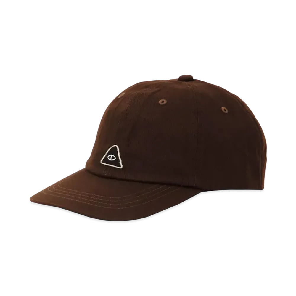 POLeR Cotton Twill Patch Baseball Cap "Brown"