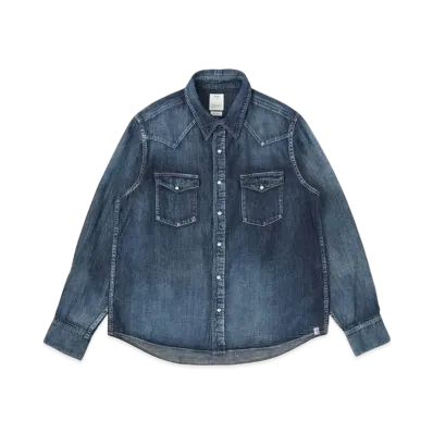 visvim Social Sculpture Shirt Dmgd "Indigo"