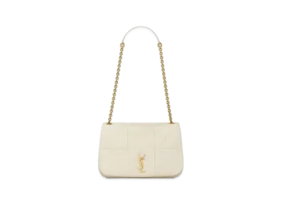 Saint Laurent Jamie 4.3 Small in Lambskin "Blanc Vintage"