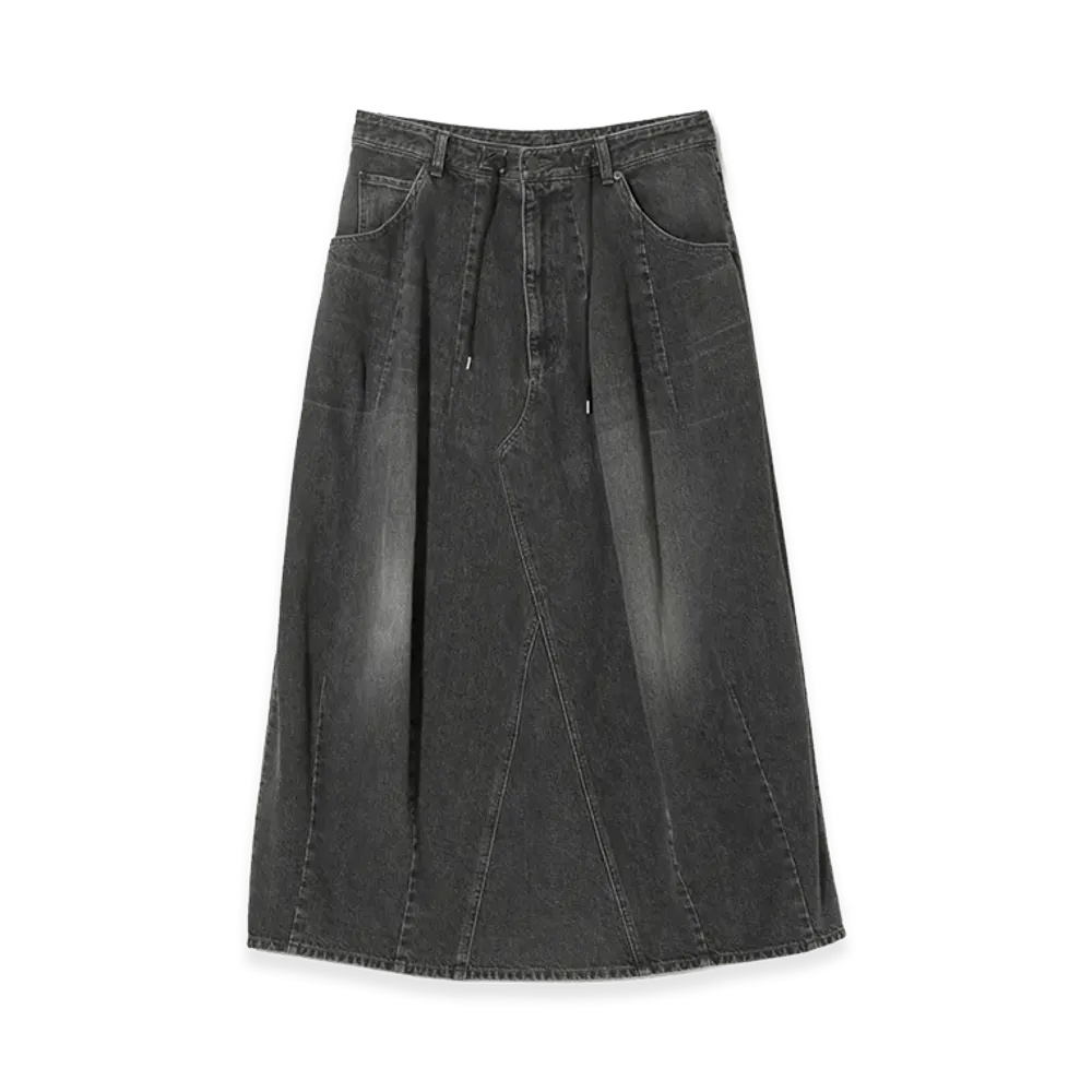 NEEDLES H.D. Jean Skirt 12OZ Denim "Black"