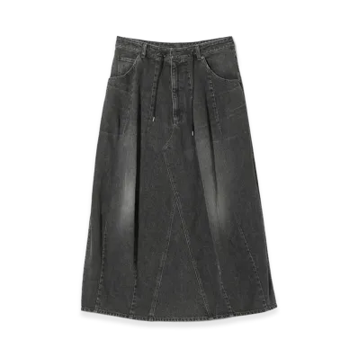 NEEDLES H.D. Jean Skirt 12OZ Denim "Black"