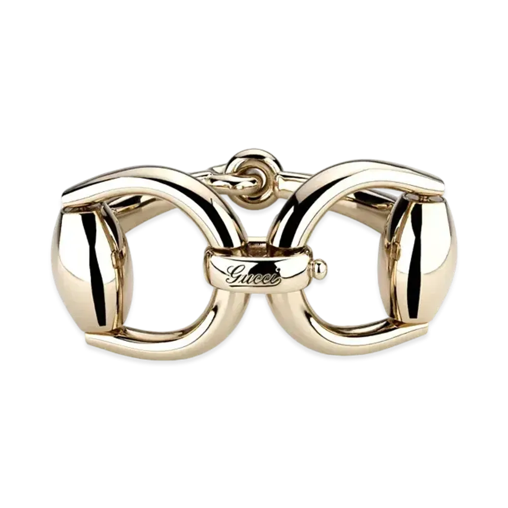 GUCCI Single Horsebit Bracelet "Light Gold"