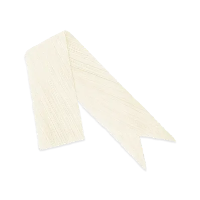 PLEATS PLEASE ISSEY MIYAKE Basic Scarf "White"