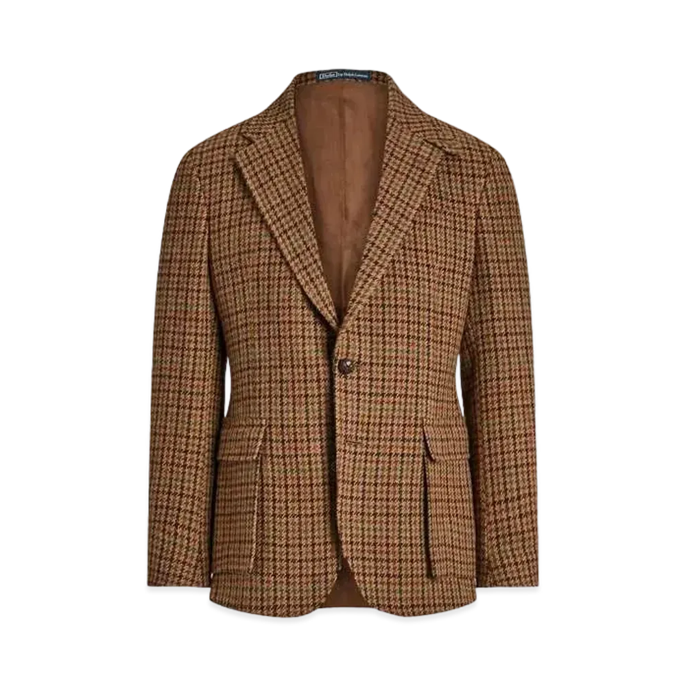 Polo Ralph Lauren RL67 Checked Wool Tweed Jacket "Multi"
