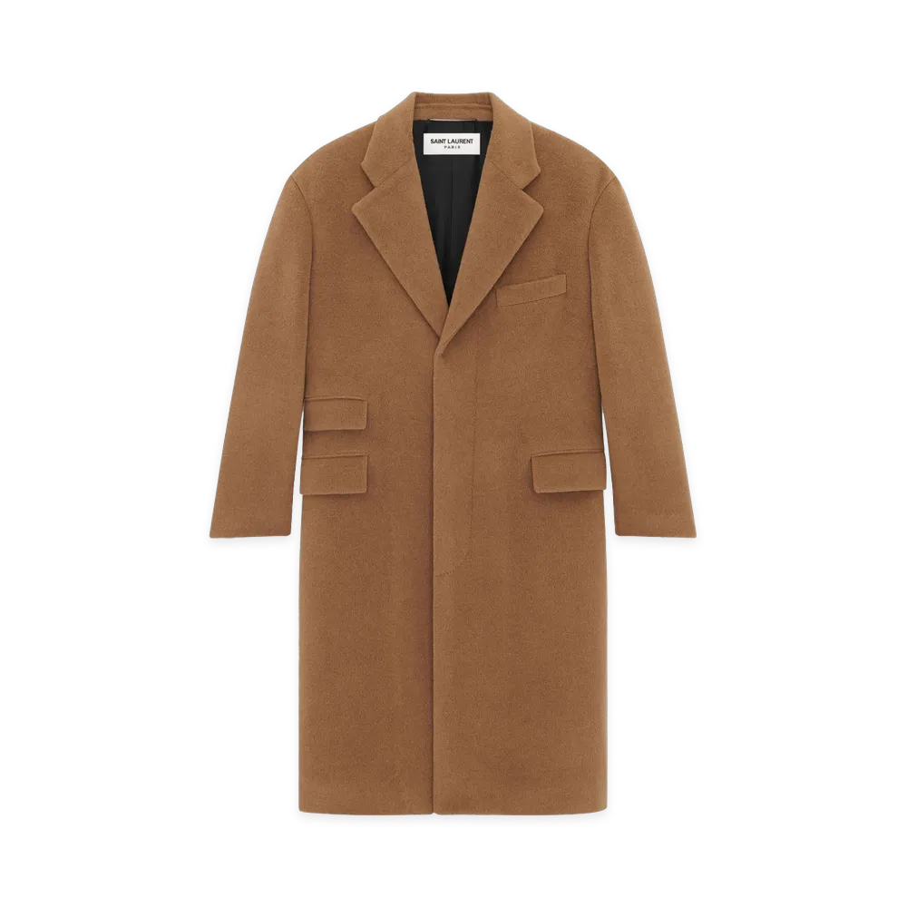 Saint Laurent Coats "Beige"