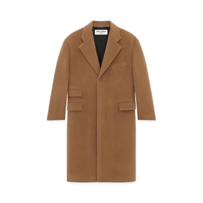 Saint Laurent Coats "Beige"