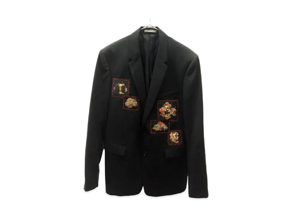 Dior HOMME x TORU KAMEI Men's Vanitas Patch Tailored Jacket "Black"
