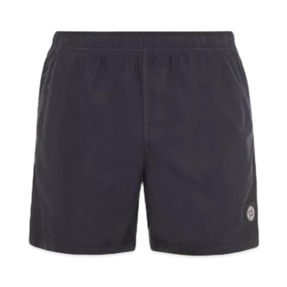 Stone Island B0946 Brushed Nylon Regular Fit Swim Trunks - 24SS "Black"
