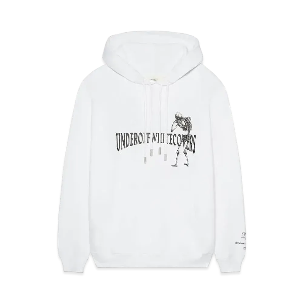 UNDERCOVER x OFF-WHITE Skeleton Rvrs Hoodie "White"