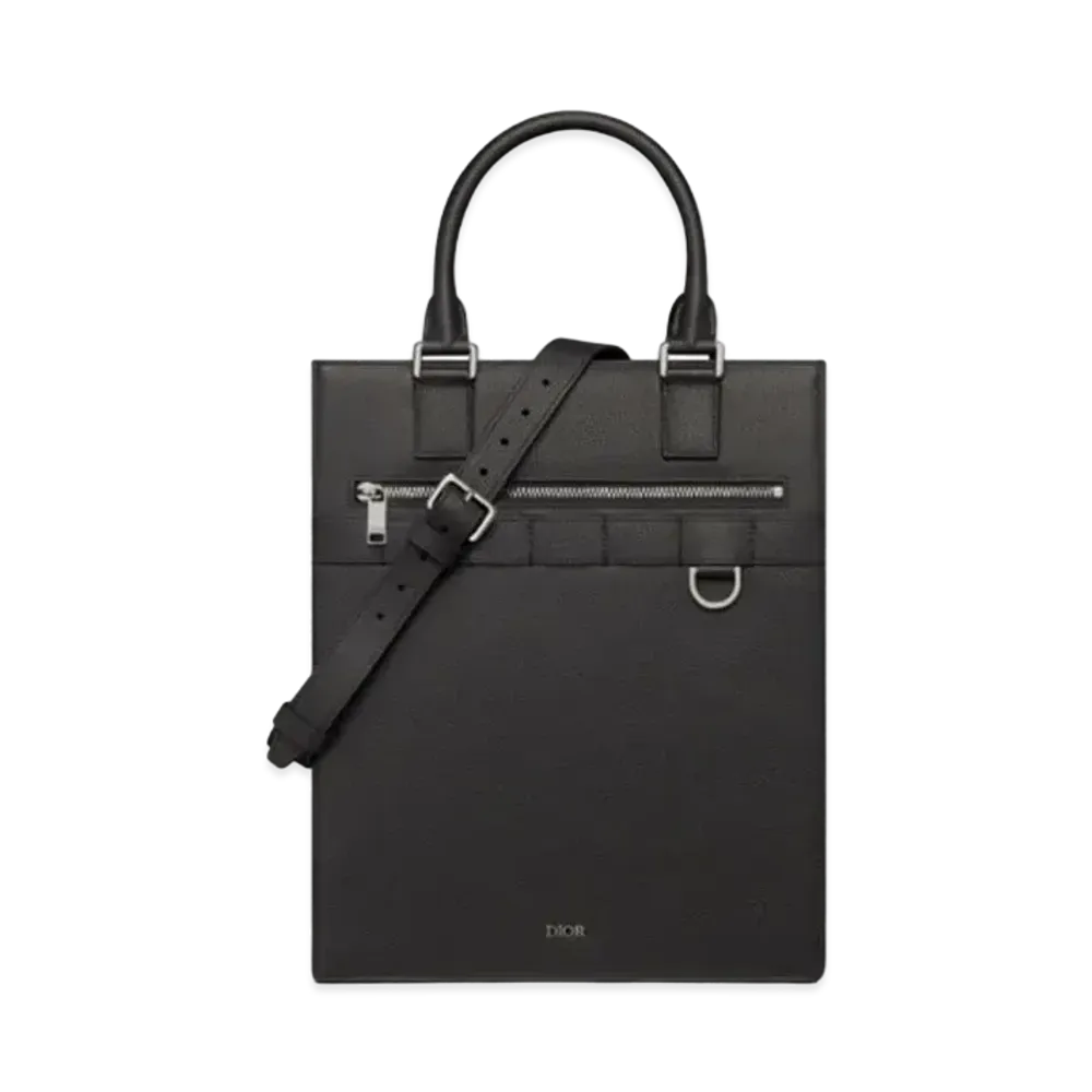 Dior Safari Tote Bag Grained Calfskin "Black"