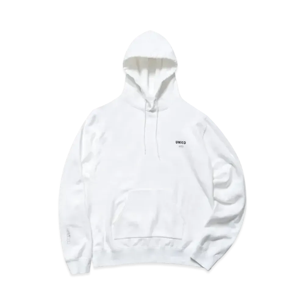 FRAGMENT x uniform experiment UNICO / PULLOVER SWEAT HOODIE "White"