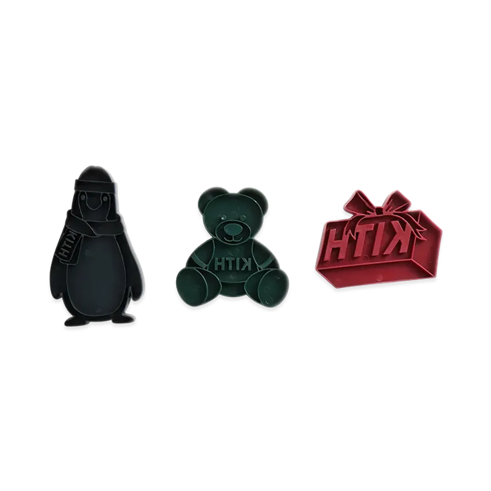 Kithmas Character Set of 3 Cookie Cutters "Multi"