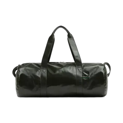 Bottega Veneta Gym Bag Lamb Leather "Dark Green"