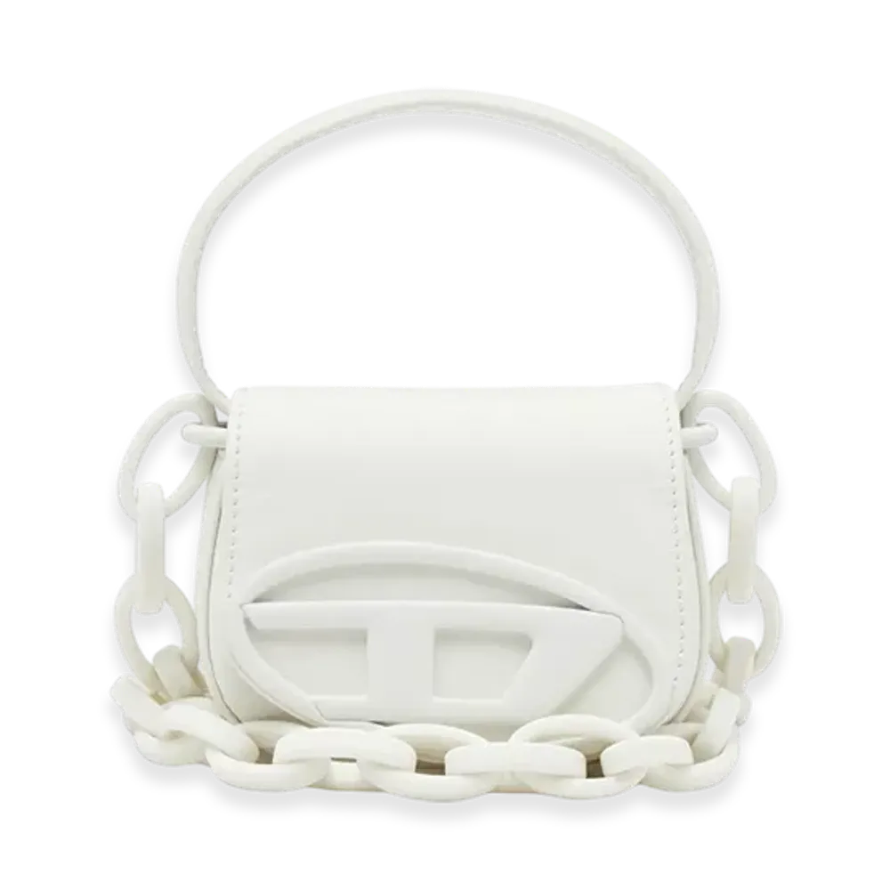 Diesel 1Dr XS 1Dr XS-Iconic Mini Bag In Matte Leather "White"