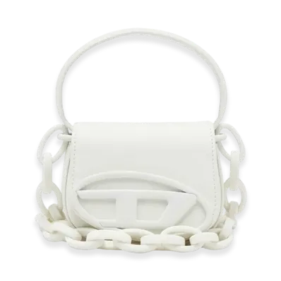 Diesel 1Dr XS 1Dr XS-Iconic Mini Bag In Matte Leather "White"