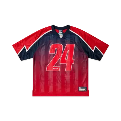 PALACE Meshy Stripe Jersey "Red"