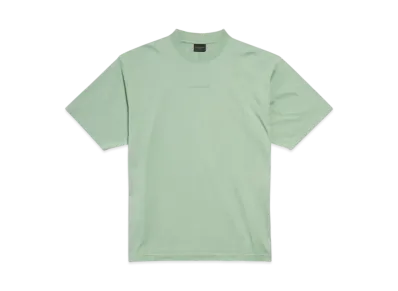 BALENCIAGA Back Reflective T-Shirt Medium Fit "Sage Green"