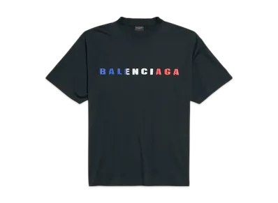 BALENCIAGA International T-Shirt Medium Fit "Fade Black"