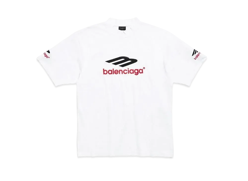 BALENCIAGA 3B Sports Icon T-shirt Medium Fit "White"