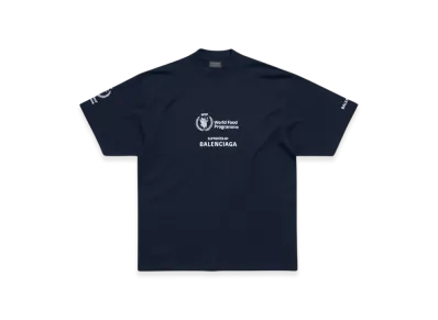 BALENCIAGA WFP Medium Fit T-Shirt "Dark Blue White"