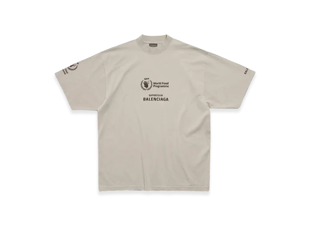 BALENCIAGA WFP Medium Fit T-Shirt "Grey Black"