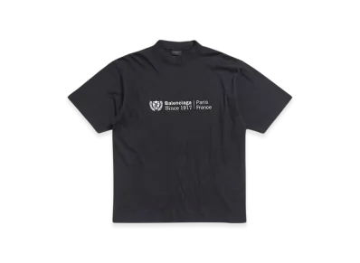 BALENCIAGA Institutional T-Shirt Medium Fit "Black"