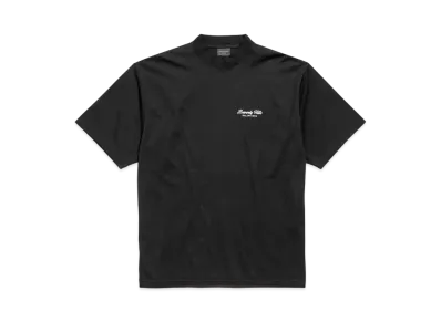 BALENCIAGA Beverly Hills T-Shirt Medium Fit in Vintage Jersey "Black"